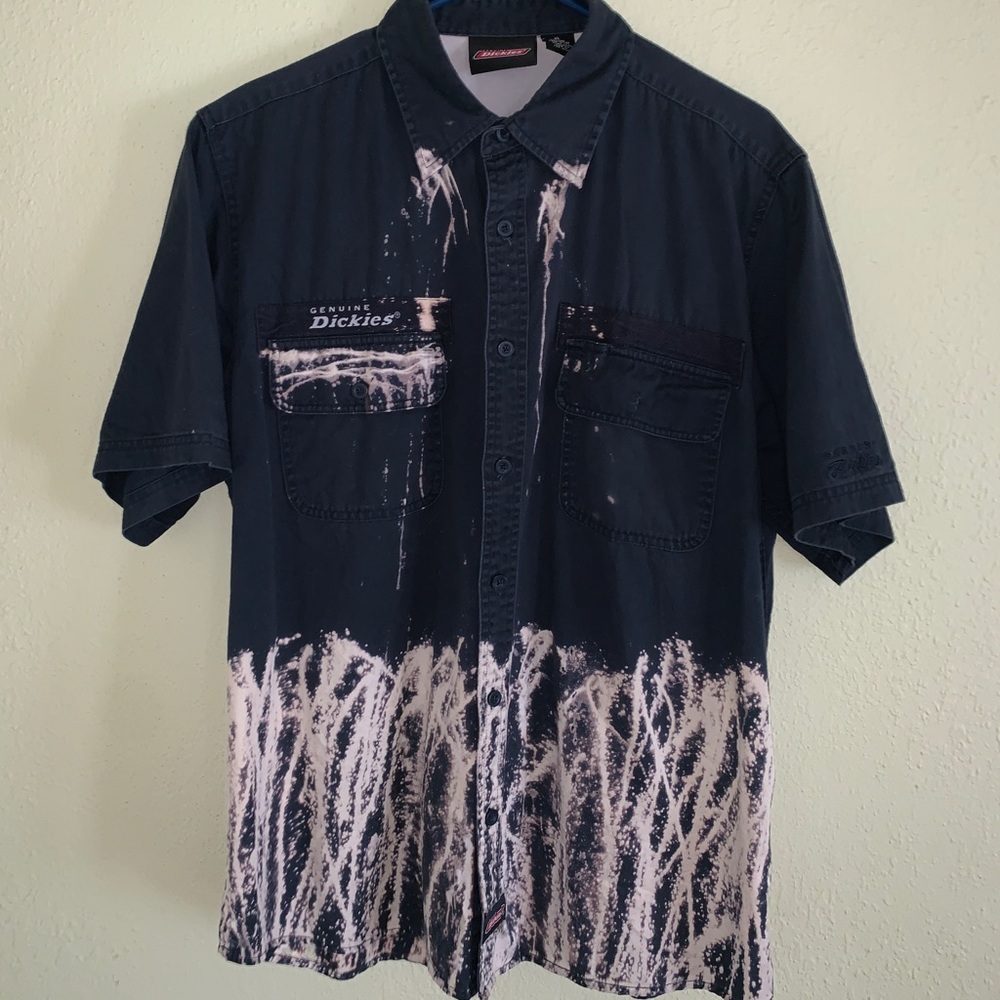 Bleached Genuine Dickies Button Up